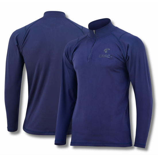 Grace Quarter Zipper - NAVY