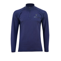 Grace Quarter Zipper - NAVY