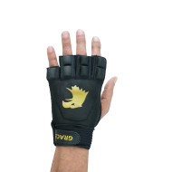 Grace Ace Thumbless Double Knuckle Glove | Black/Gold